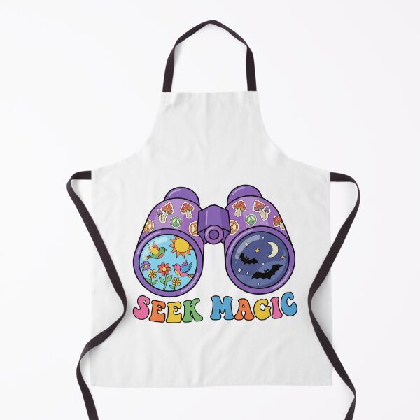 Item preview, Seek Magic - Retro Hippie Binoculars Day & Night Nature Art designed and sold by AliveStyle.