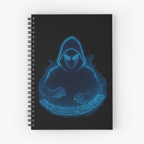 Item preview, Neon Hacker With Digital Cards (Center Print) designed and sold by W-Rm.