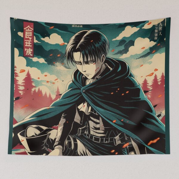 Artikelvorschau, Levi Ackerman Chad Energy entworfen und verkauft von AnimeArsenalPrints.