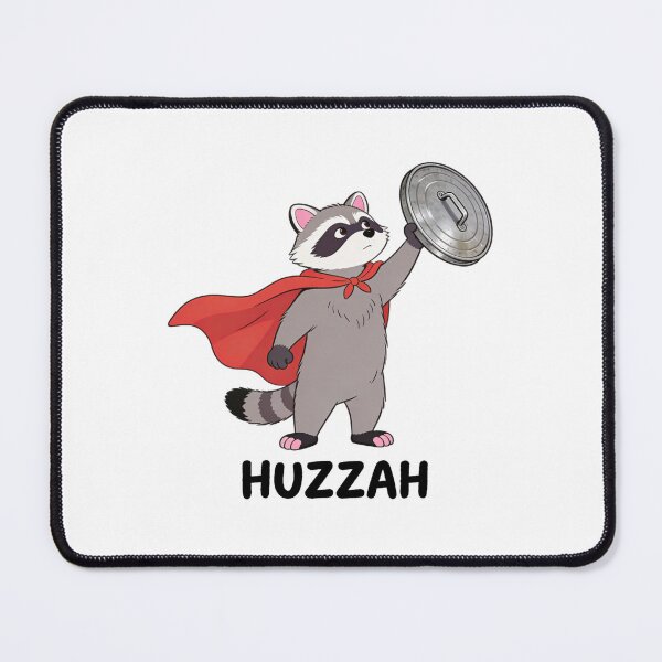 Item preview, Huzzah Raccoon Knight - Hero of the Trash Kingdom designed and sold by MotivaChic.
