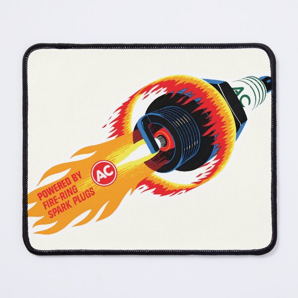 Item preview, AC Fire Ring Spark plugs - 1960s vintage rod, gasser, street or race car. designed and sold by retropetrol.