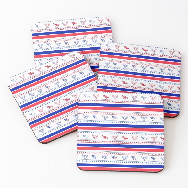 Item preview, Patriot Eagle and Star Stripe Seamless Repeat designed and sold by Sharon Schwalbe.