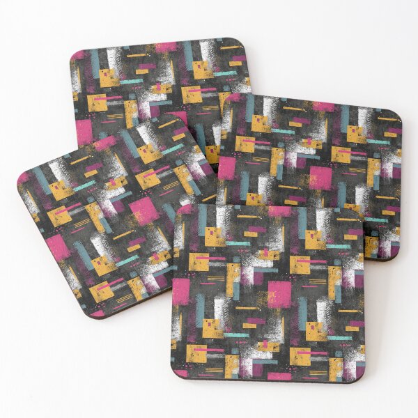 Item preview, Memphis Grunge Geometric Block Pattern designed and sold by bubblegoth.