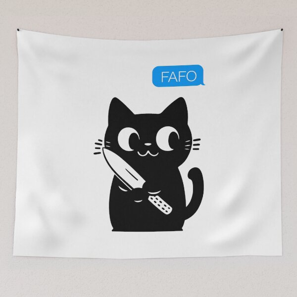 Item preview, FAFO Meme Text Message Bubble designed and sold by SaltedBeachPaperie.