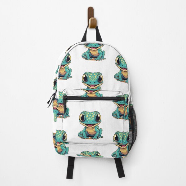 Item preview, Cute Smiling Teal Gecko designed and sold by Combat Skies.