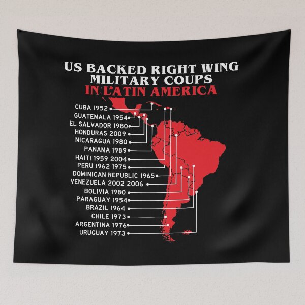 Item preview, US backed military coups in Latin America designed and sold by remerasnerdas.