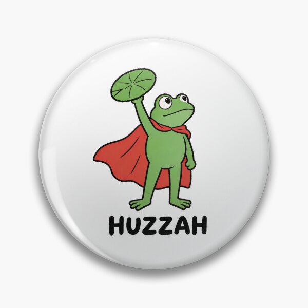 Item preview, Huzzah Frog - Tiny Lily Pad Knight designed and sold by MotivaChic.