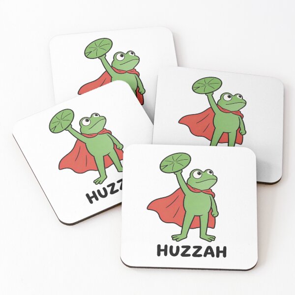Item preview, Huzzah Frog - Tiny Lily Pad Knight designed and sold by MotivaChic.
