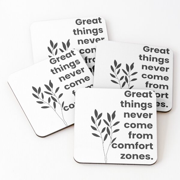 Item preview, Great things never come from comfort zones designed and sold by blaze_art.