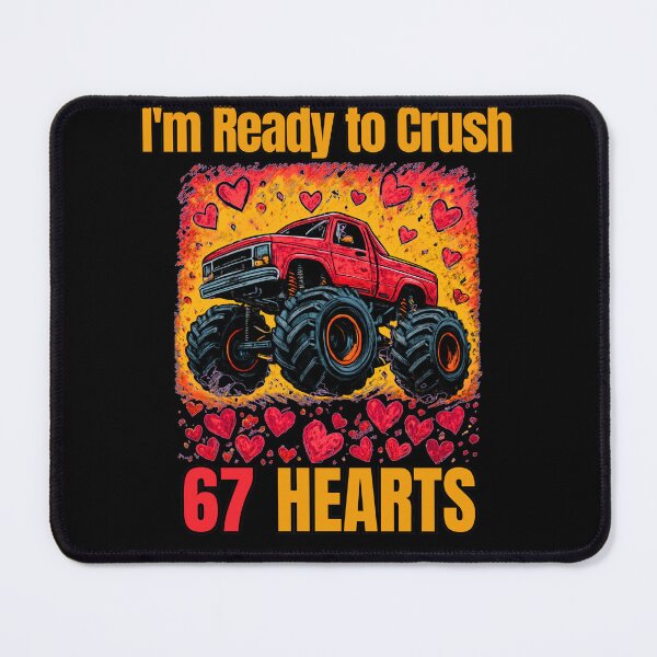Item preview, I'm Ready to Crush 67 Hearts Illustration designed and sold by StaticMood.