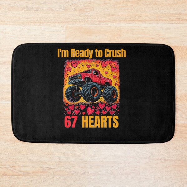 Item preview, I'm Ready to Crush 67 Hearts Illustration designed and sold by StaticMood.
