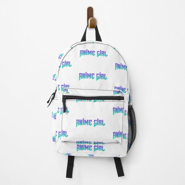 Item preview, Anime Girl, Blue Typography designed and sold by Memes N Lore .