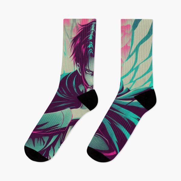 Item preview, Levi Ackerman Neon Titan Slayer  designed and sold by AnimeArsenalPrints.