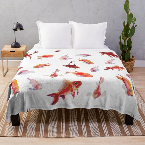 Item preview, A pattern of goldfish carefully captured in watercolour designed and sold by VitSArt.