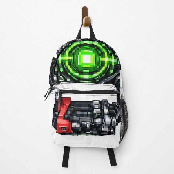 Item preview, Futuristic Pixel Engine Illustration | Cyberpunk Mechanical Art with Neon Core designed and sold by TorqueThread.