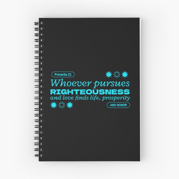 Item preview, Whoever pursues righteousness bible verse designed and sold by SNW-Collective.