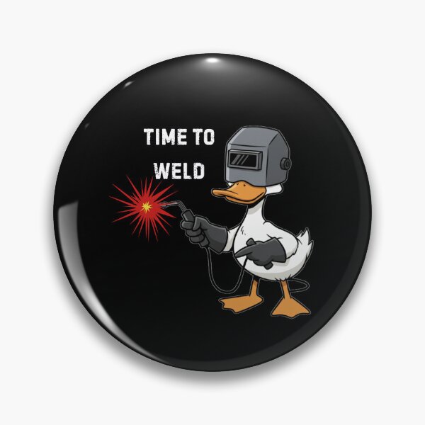 Item preview, Time To Weld - Cute Welder Duck designed and sold by MotivaChic.