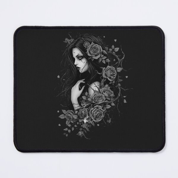 Item preview, Roses Thorns Dark Aesthetic Gothic Emo Alt Girl designed and sold by MyFreakyWorld.