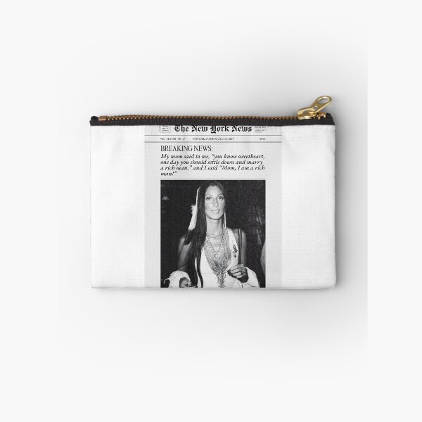 Item preview, Mom I Am A Rich Man Cher Quote designed and sold by SaltedBeachPaperie.