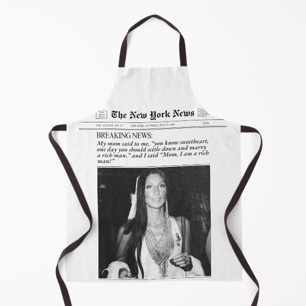Item preview, Mom I Am A Rich Man Cher Quote designed and sold by SaltedBeachPaperie.