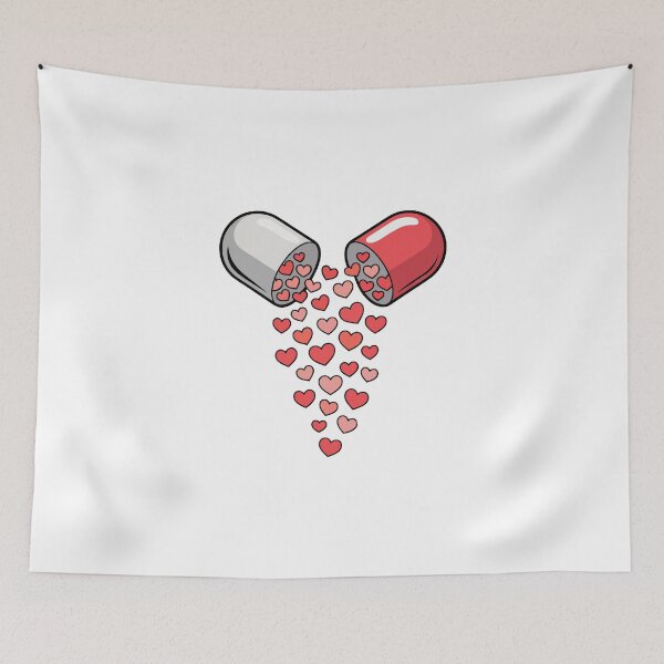 Item preview, Heart-Shaped Pill Capsule designed and sold by jkrphoto.