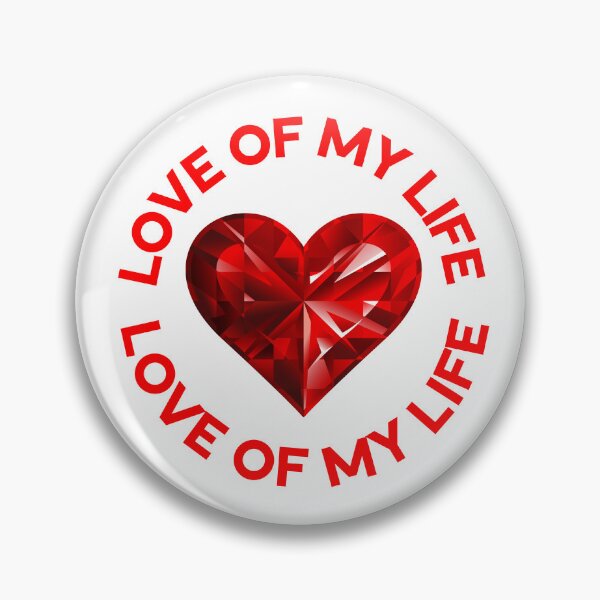 Item preview, LOVE OF MY LIFE - Ruby Diamond Heart Graphic designed and sold by HGstudioDesign.