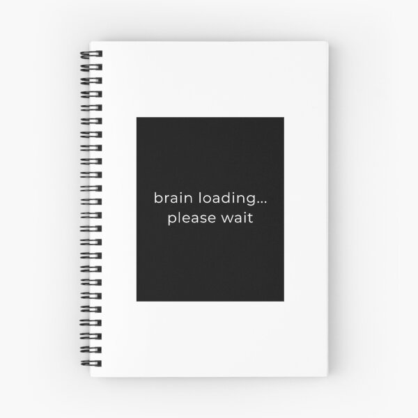 Item preview, Minimalist Quote Poster - BRAIN LOADING... PLEASE WAIT designed and sold by talenciakos.