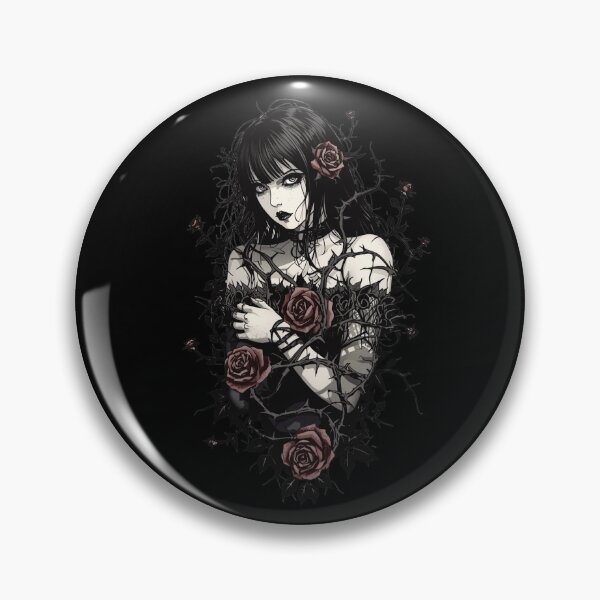 Item preview, Roses Thorns Dark Aesthetic Gothic Emo Alt Girl designed and sold by MyFreakyWorld.