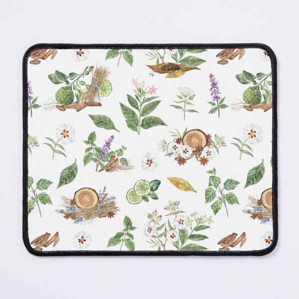 Item preview, Fragrant Plants Botanical Pattern designed and sold by Flowersforbear.
