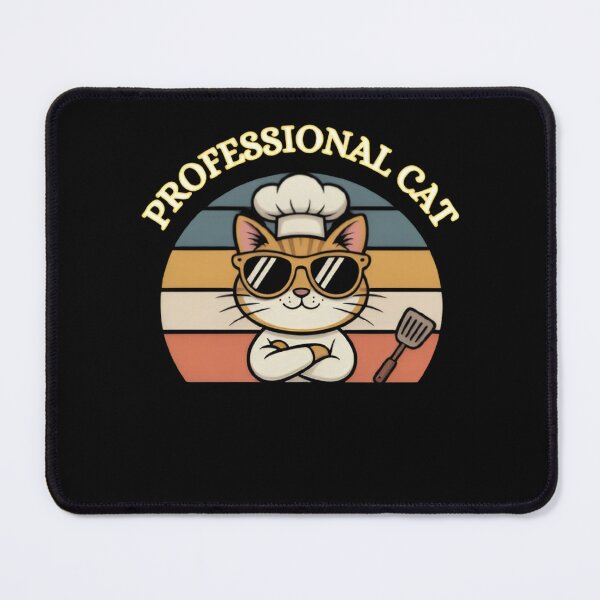 Item preview, Professional Cat Chef Funny Cooking designed and sold by aymora.