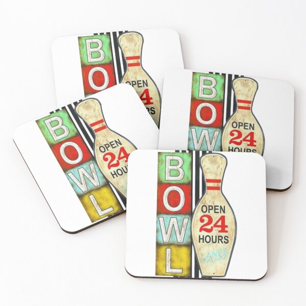 Item preview, Bowling Alley Vintage Sign Open 24 Hours designed and sold by Oniyasha.