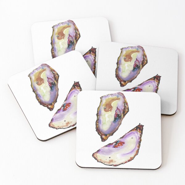 Item preview, Watercolour oyster shells designed and sold by VitSArt.