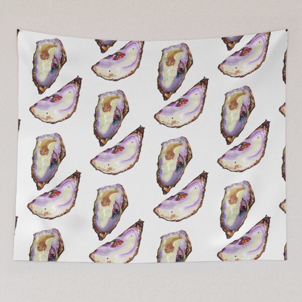 Item preview, Watercolour oyster shells designed and sold by VitSArt.