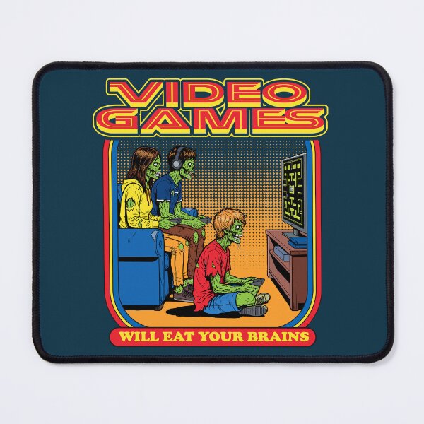Item preview, Video Games Will Eat Your Brains Dks designed and sold by Alema Art.