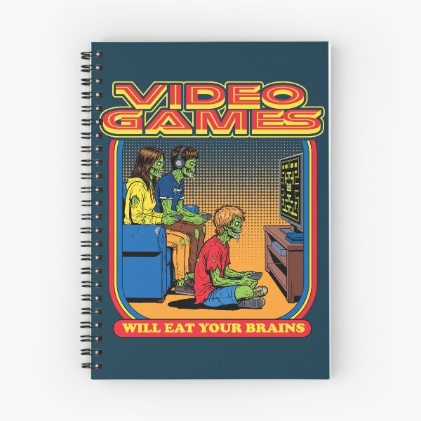 Item preview, Video Games Will Eat Your Brains Dks designed and sold by Alema Art.