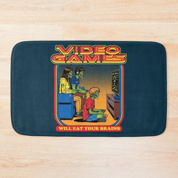 Item preview, Video Games Will Eat Your Brains Dks designed and sold by Alema Art.