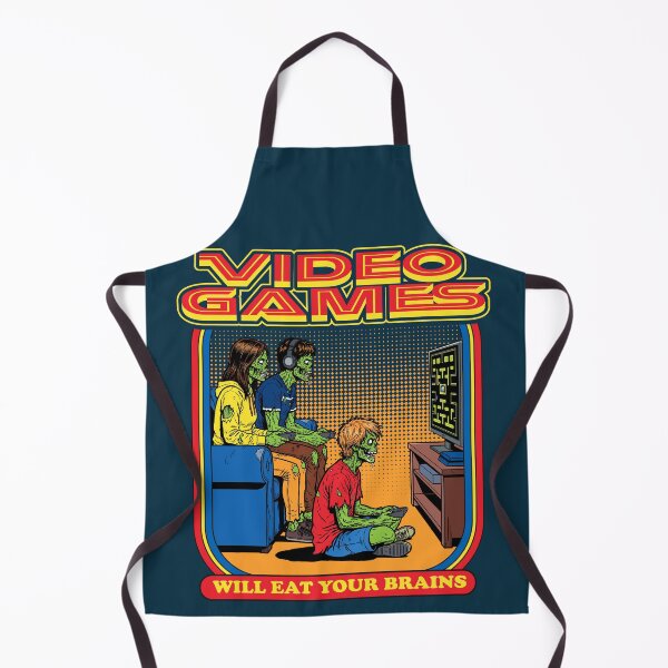 Item preview, Video Games Will Eat Your Brains Dks designed and sold by Alema Art.