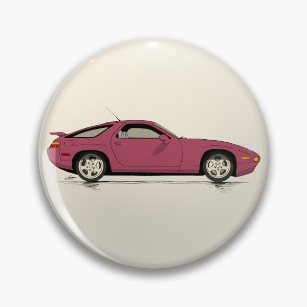 Item preview, 928 GTS Raspberry Red hand drawn Illustration  designed and sold by blackdogshop.