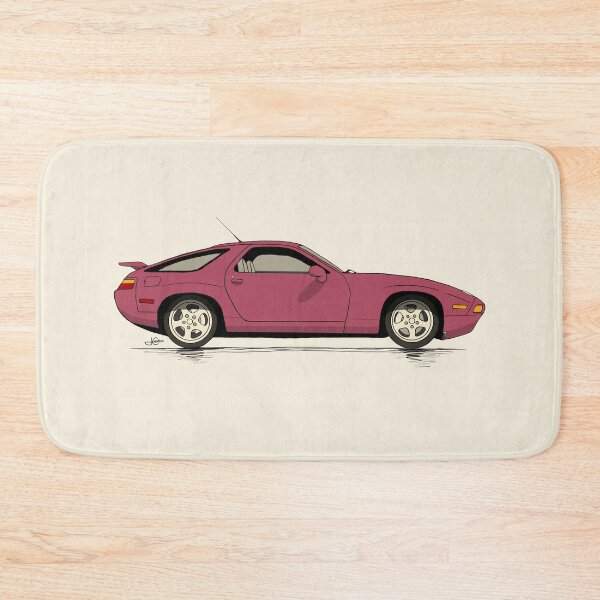 Item preview, 928 GTS Raspberry Red hand drawn Illustration  designed and sold by blackdogshop.