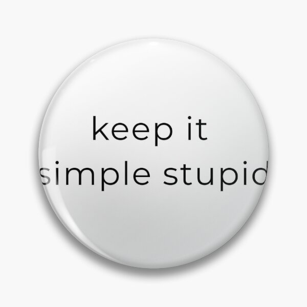 Item preview, Minimalist Quote Poster - KEEP IT SIMPLE STUPID designed and sold by talenciakos.