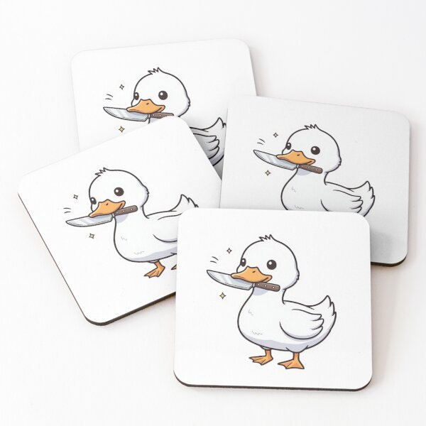 Item preview, Cute Duck Holding A Knife Peace Was Never An Option Meme designed and sold by ARTReMi.