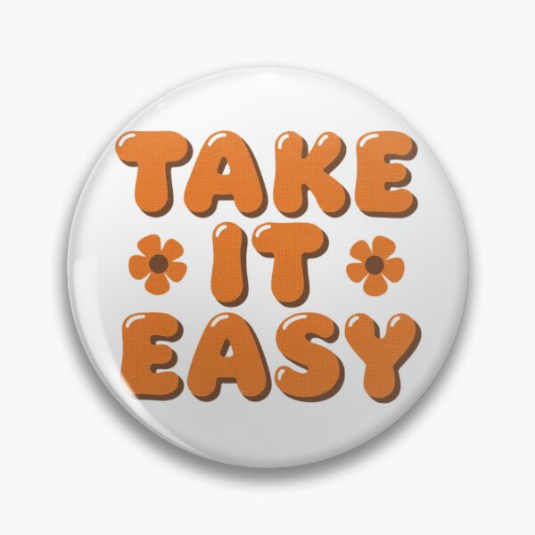 Item preview, TAKE IT EASY, RETRO designed and sold by RisingWolfStudio.