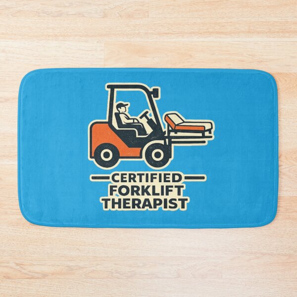 Item preview, Certified Forklift Therapist Retro Design designed and sold by RetroNibylander.
