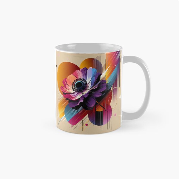 Item preview, Chromatic Bloom 34 – Abstract Floral Geometry in Vibrant Color  Example: designed and sold by Okmanoo.