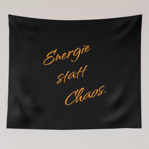 Item preview, Energy instead of chaos – Focus mindset quote designed and sold by New Vision by ToMz.