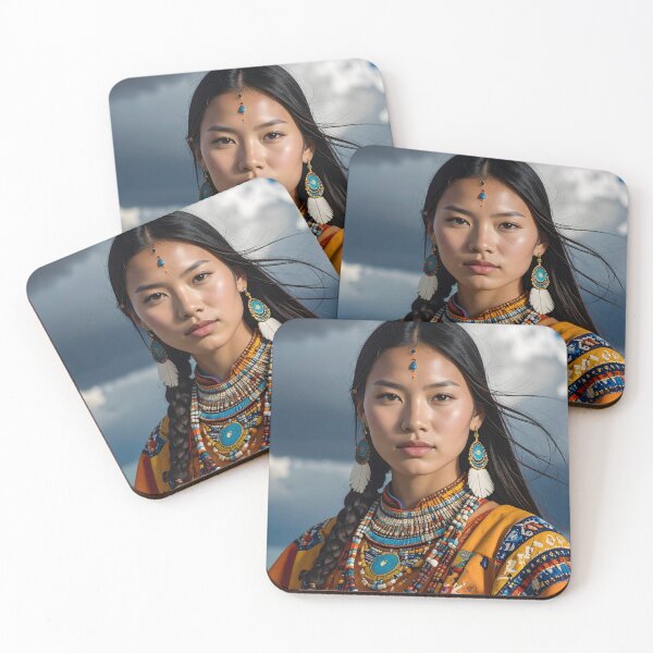 Item preview, Native American Ancestral Beauty designed and sold by Schoenenwald — Art Japonais, Zen & Nature.