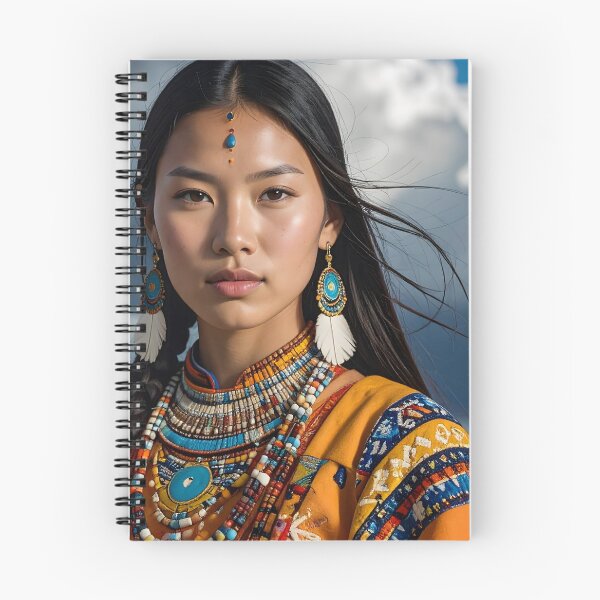 Item preview, Native American Ancestral Beauty designed and sold by Schoenenwald - Illustrations Uniques et Originales.