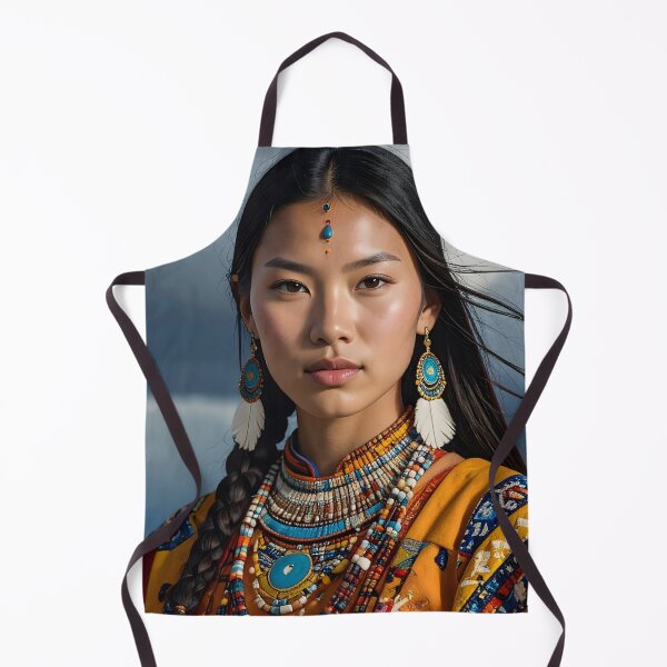 Item preview, Native American Ancestral Beauty designed and sold by Schoenenwald - Illustrations Uniques et Originales.
