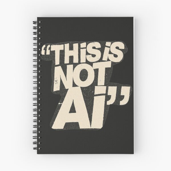 Item preview, This Is Not AI Retro Vintage Typography designed and sold by Oniyasha.