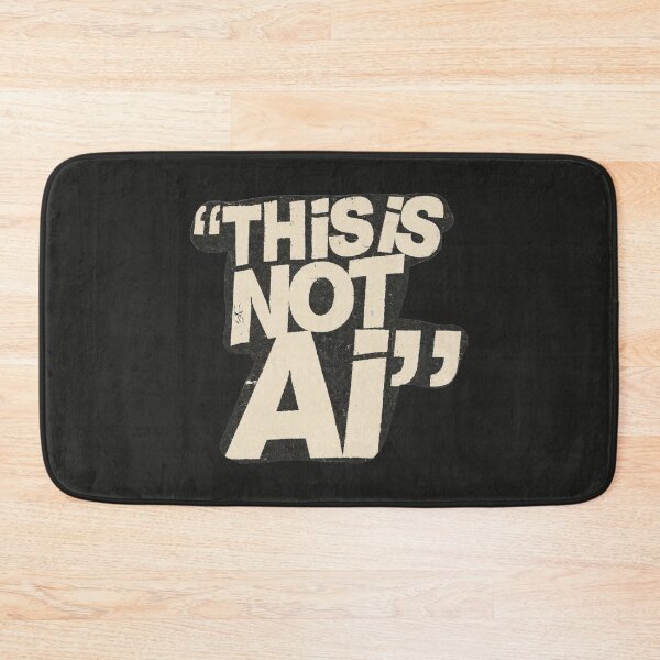 Item preview, This Is Not AI Retro Vintage Typography designed and sold by Oniyasha.